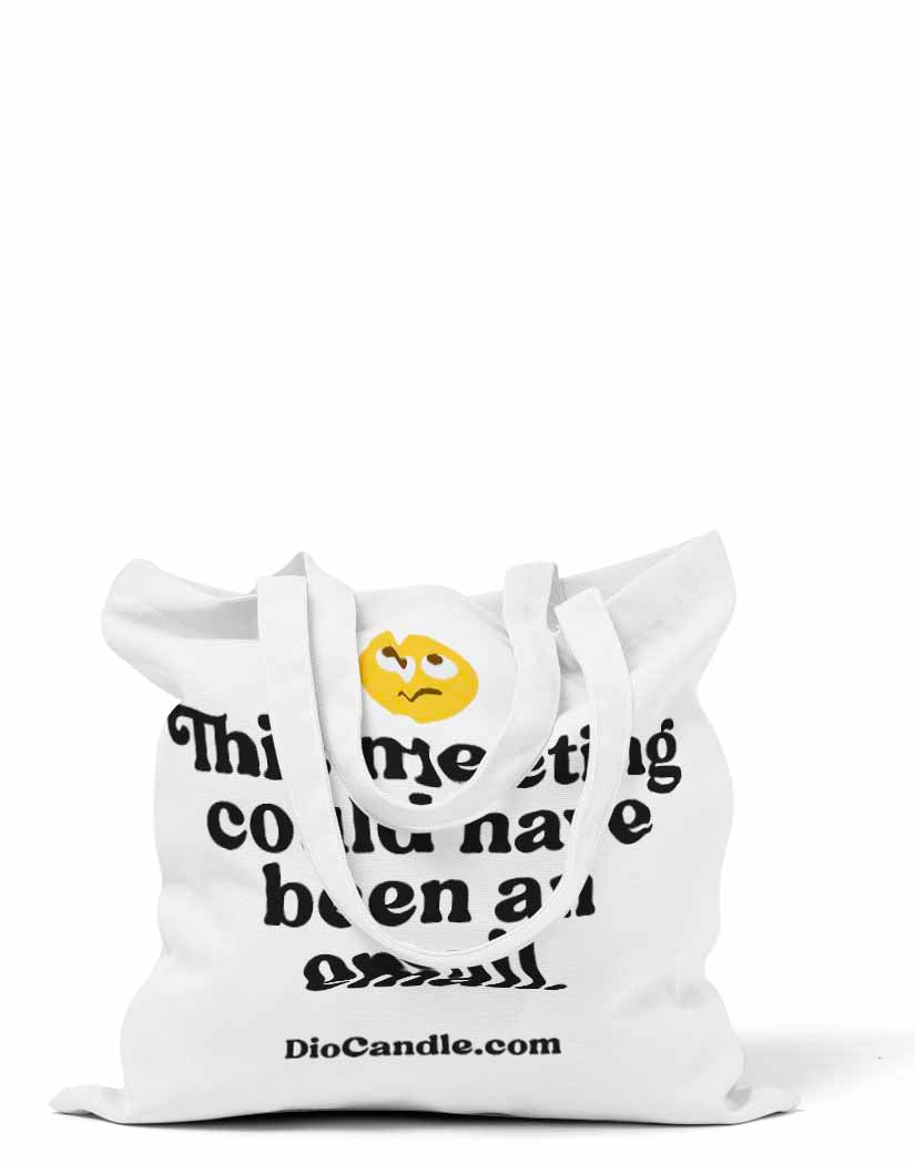 Work Meetings Tote Bag