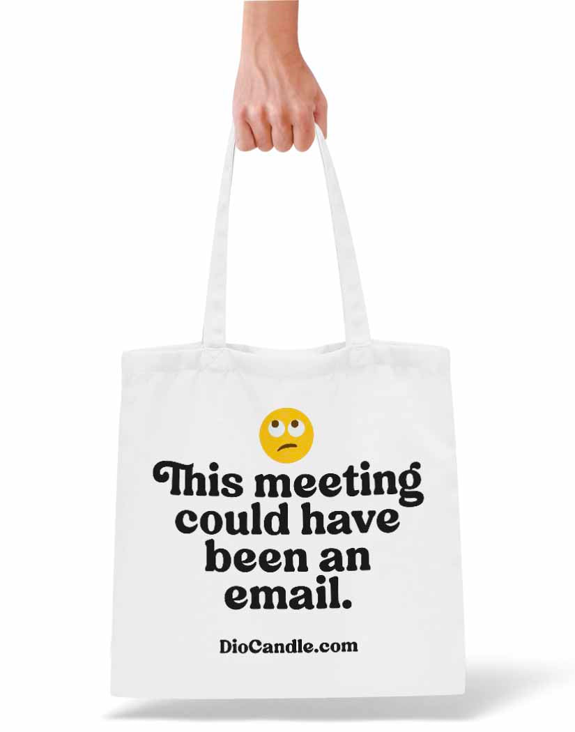 Work Meetings Tote Bag