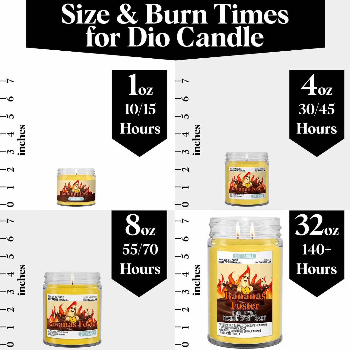 Bananas Foster Candle