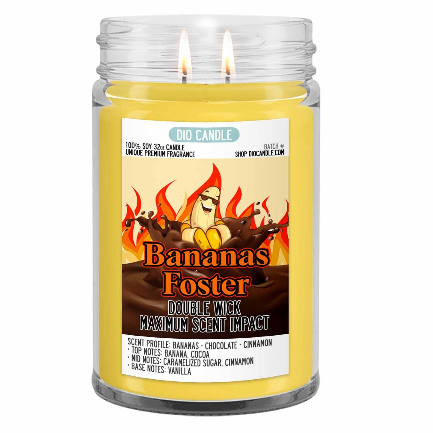 Bananas Foster Candle