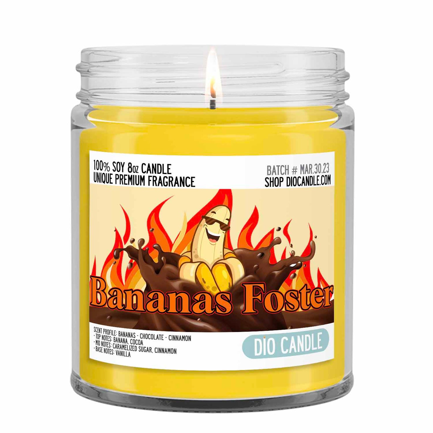 Bananas Foster Candle