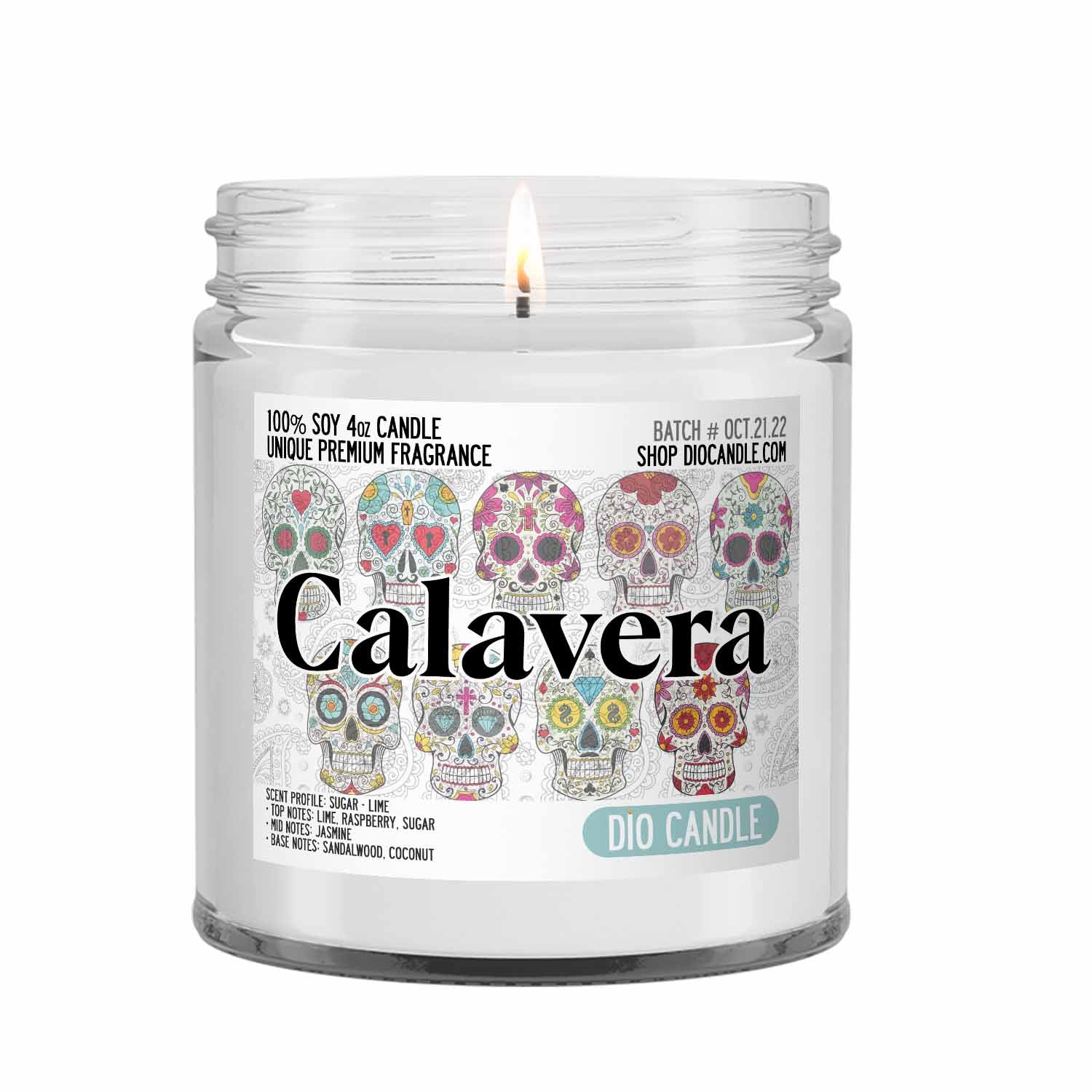 Calavera Candle