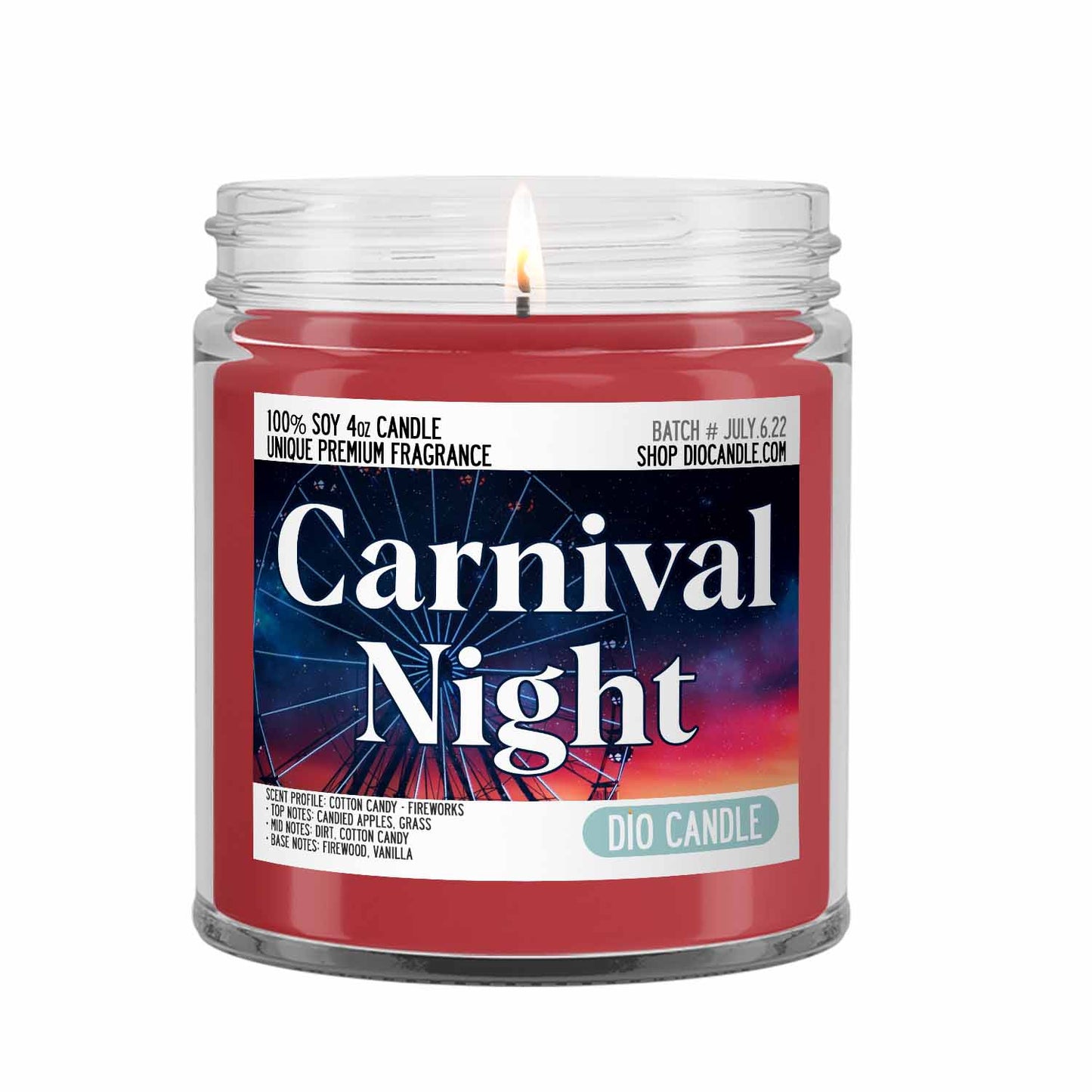 Carnival Night Candle