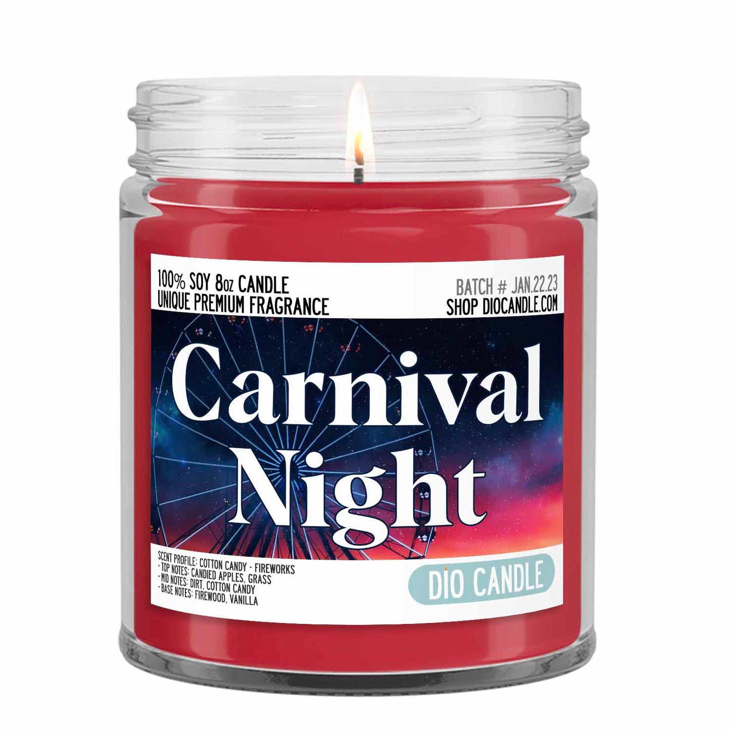 Carnival Night Candle