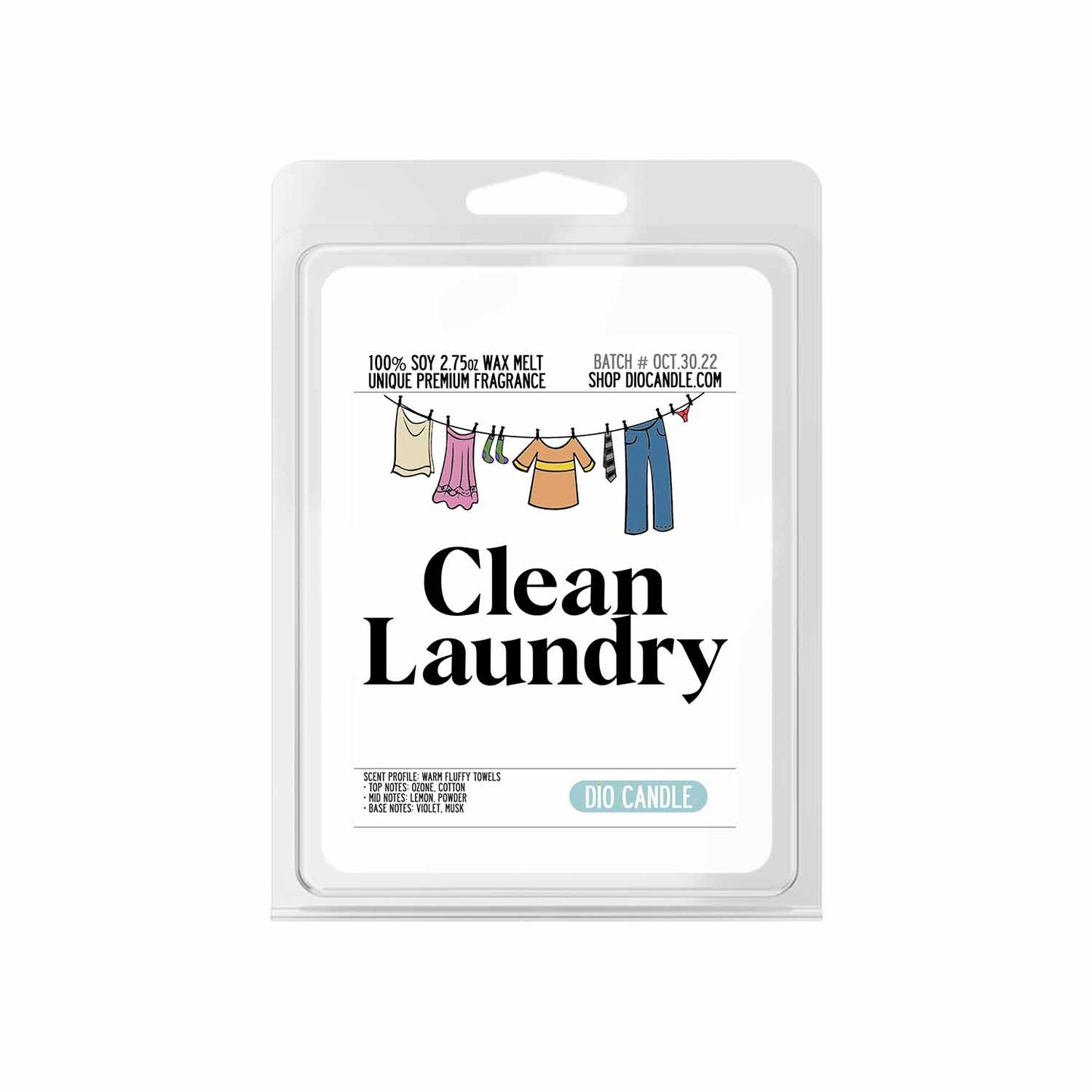 Clean Laundry Mother's Day Candle