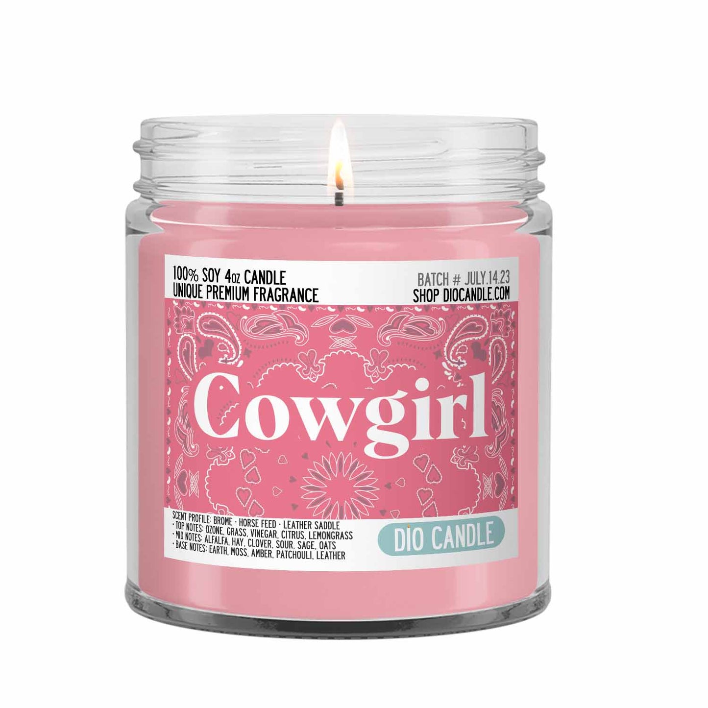 Cowgirl Candle