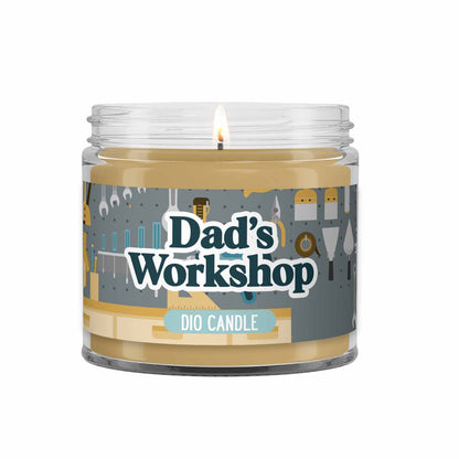 Father's Day Dad's Workshop Candle