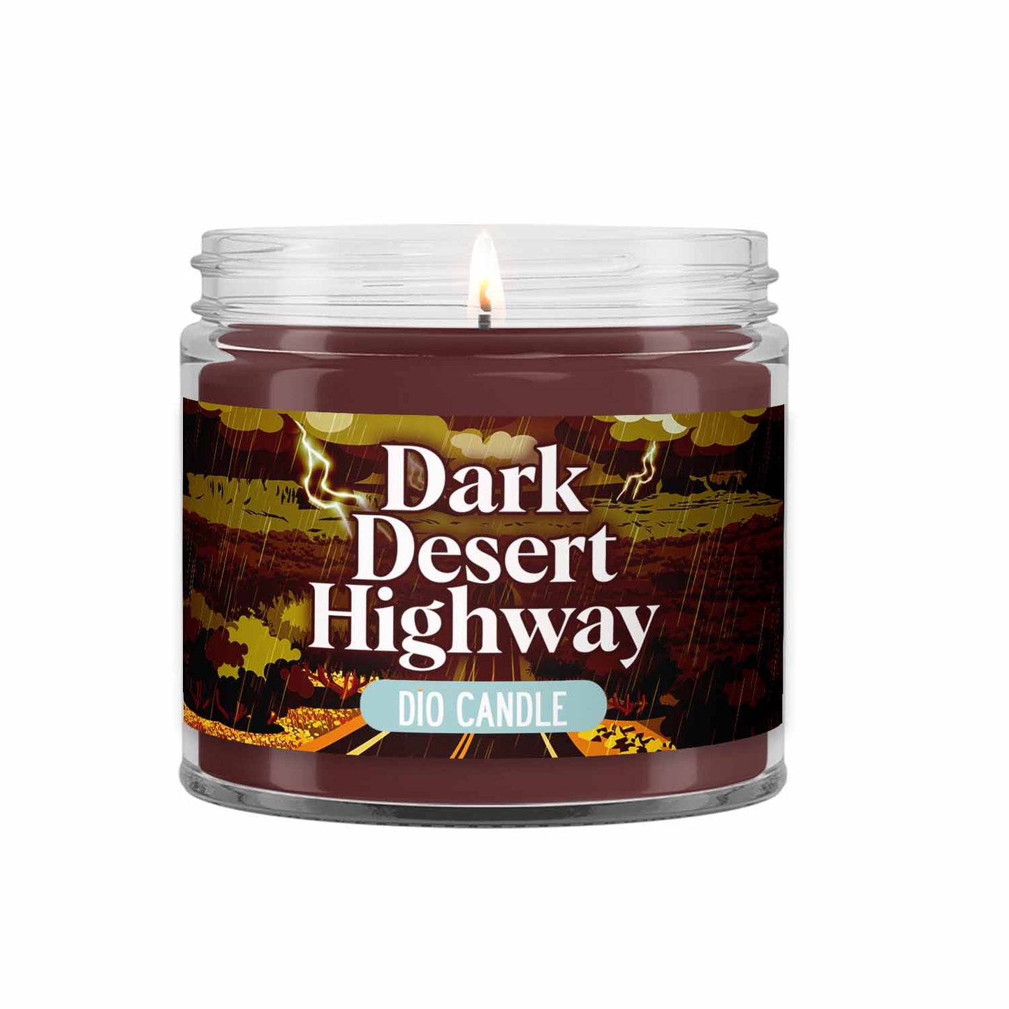 Dark Desert Highway Candle