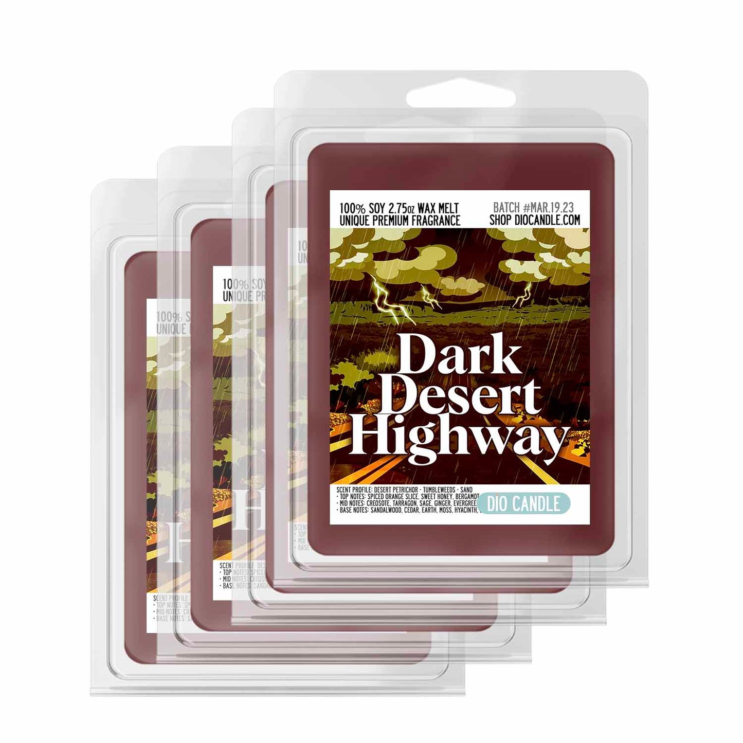 Dark Desert Highway Candle