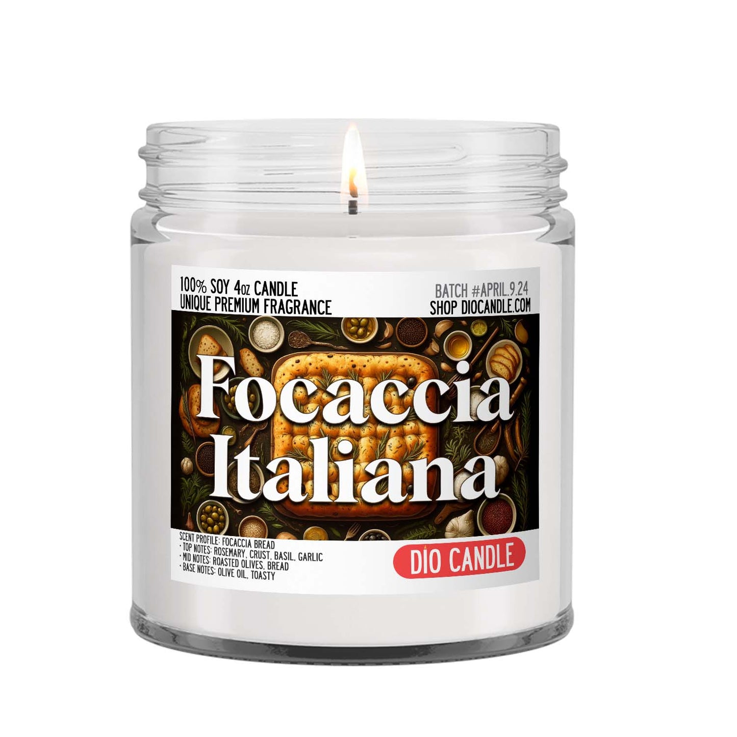 Focaccia Italiana Candle