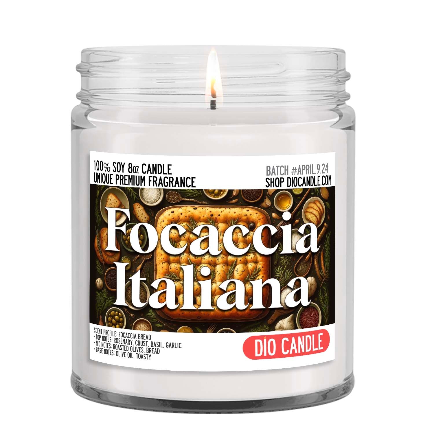 Focaccia Italiana Candle