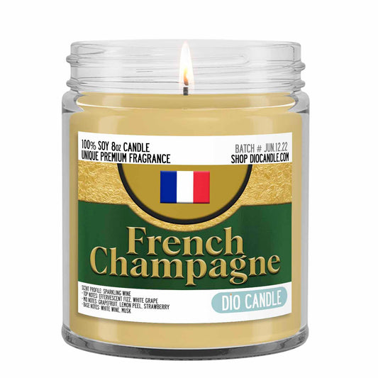 French Champagne Candle