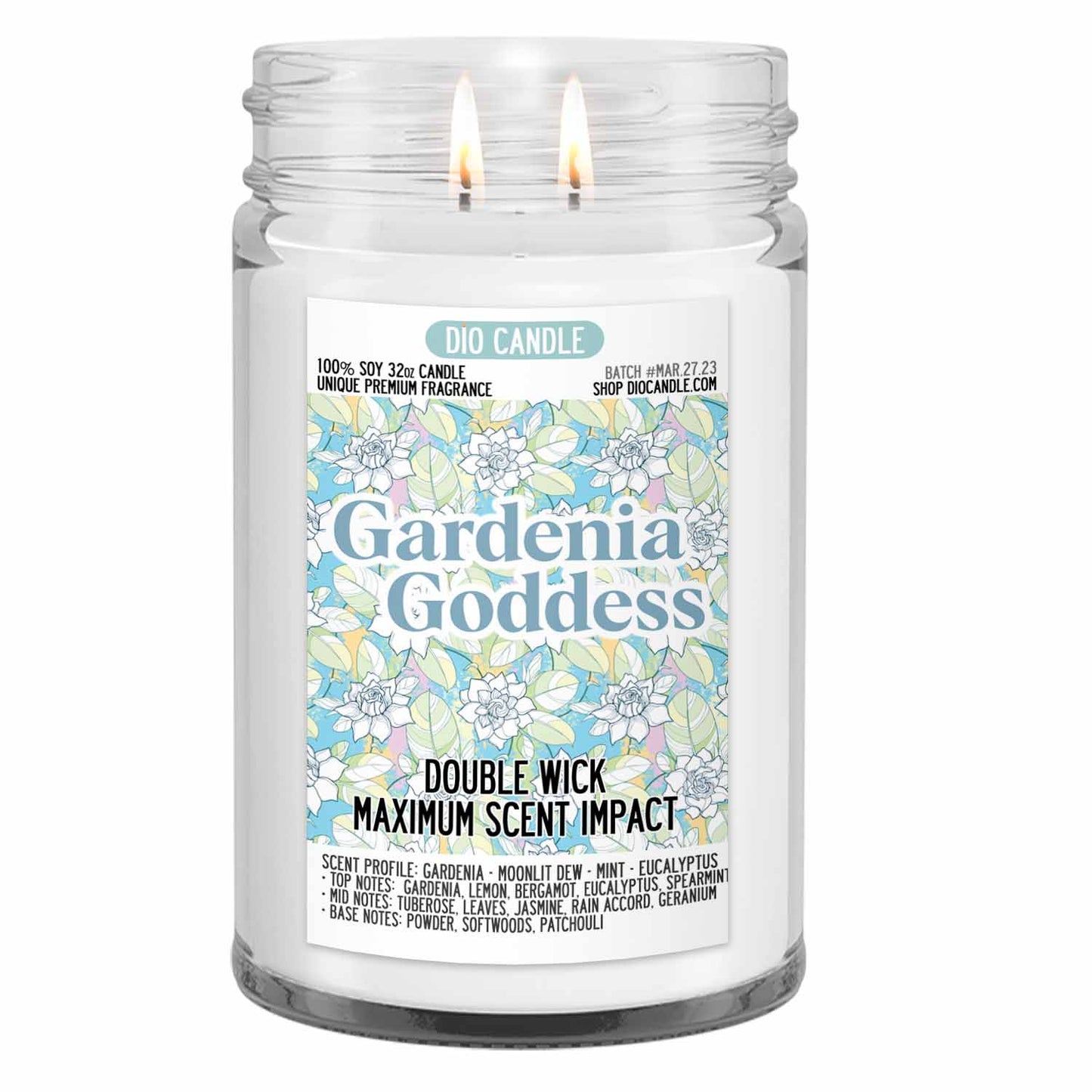 Gardenia Goddess Candle