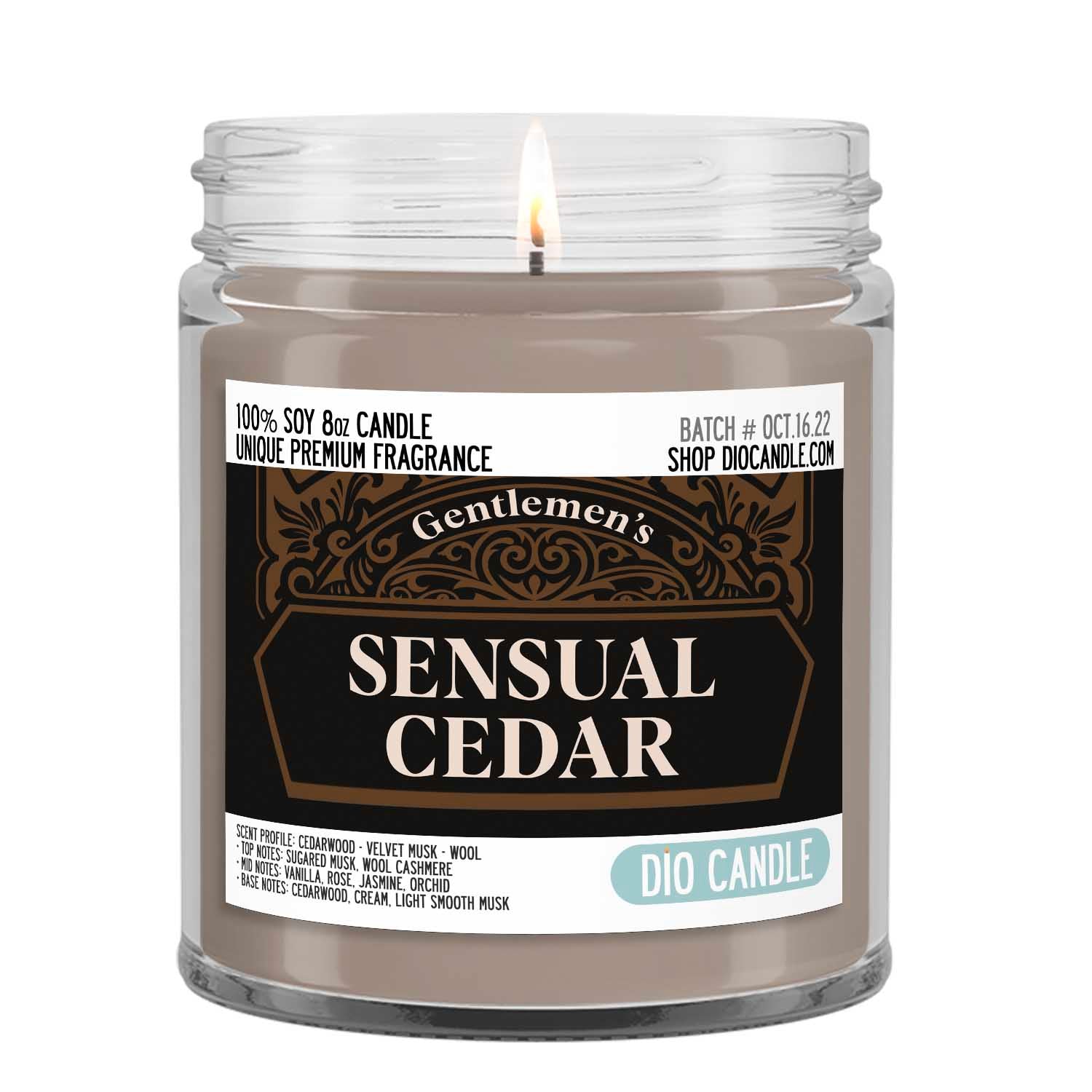 Gentlemen's Sensual Cedar Candle