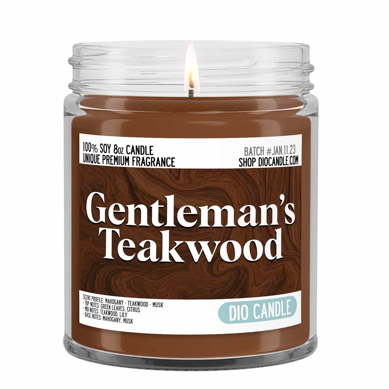 Gentleman's Teakwood Candle