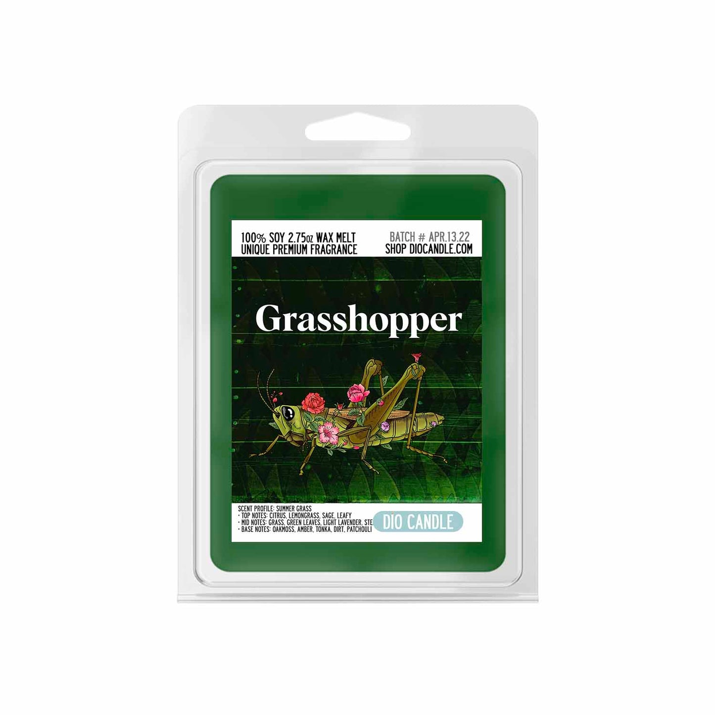 Grasshopper Candle