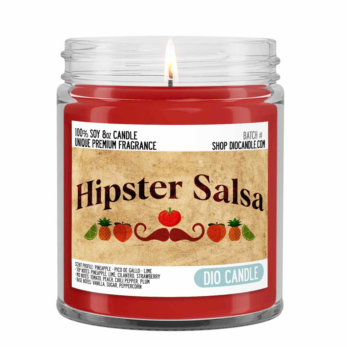 Hipster Salsa Candle