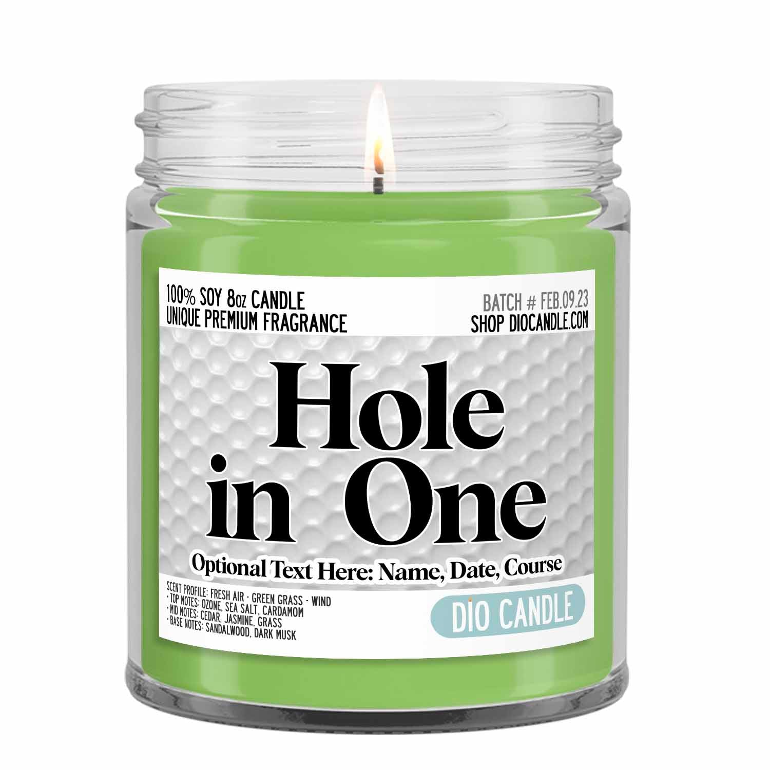 Hole in One Golf Candle