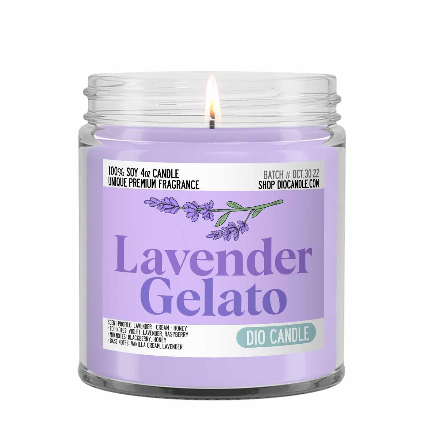 Lavender Gelato Candle