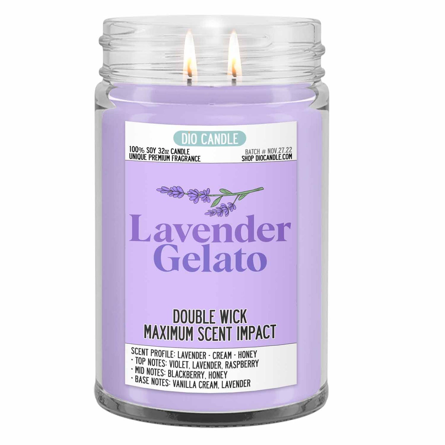Lavender Gelato Candle