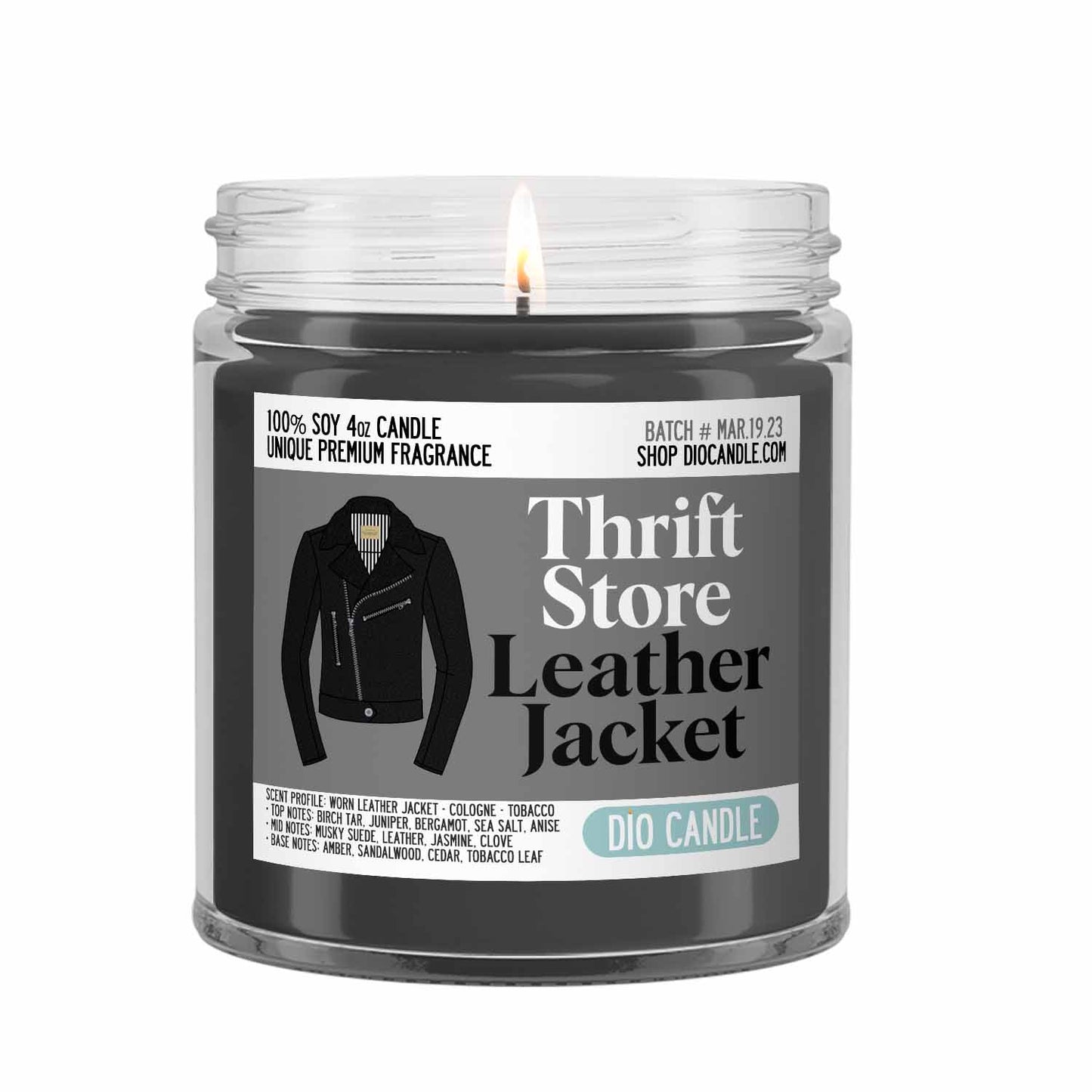 Leather Jacket Candle