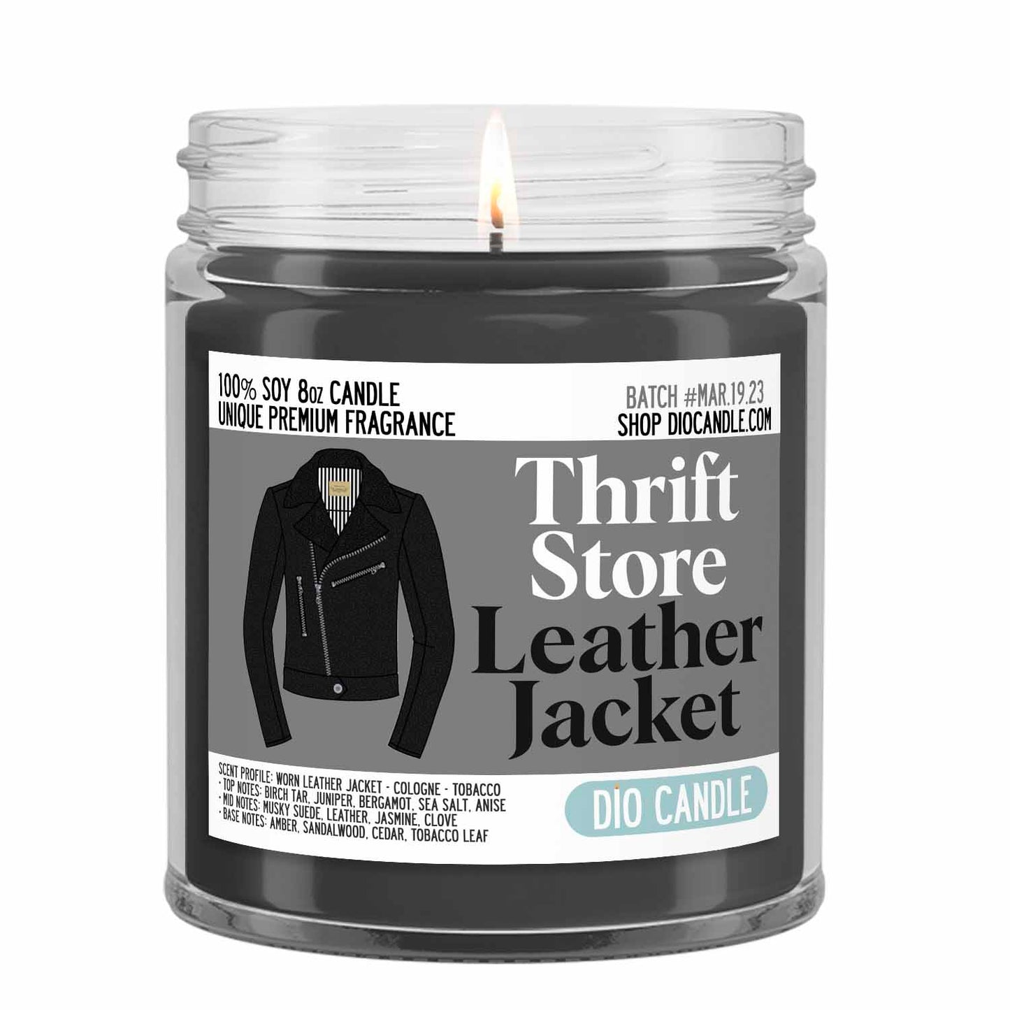 Leather Jacket Candle