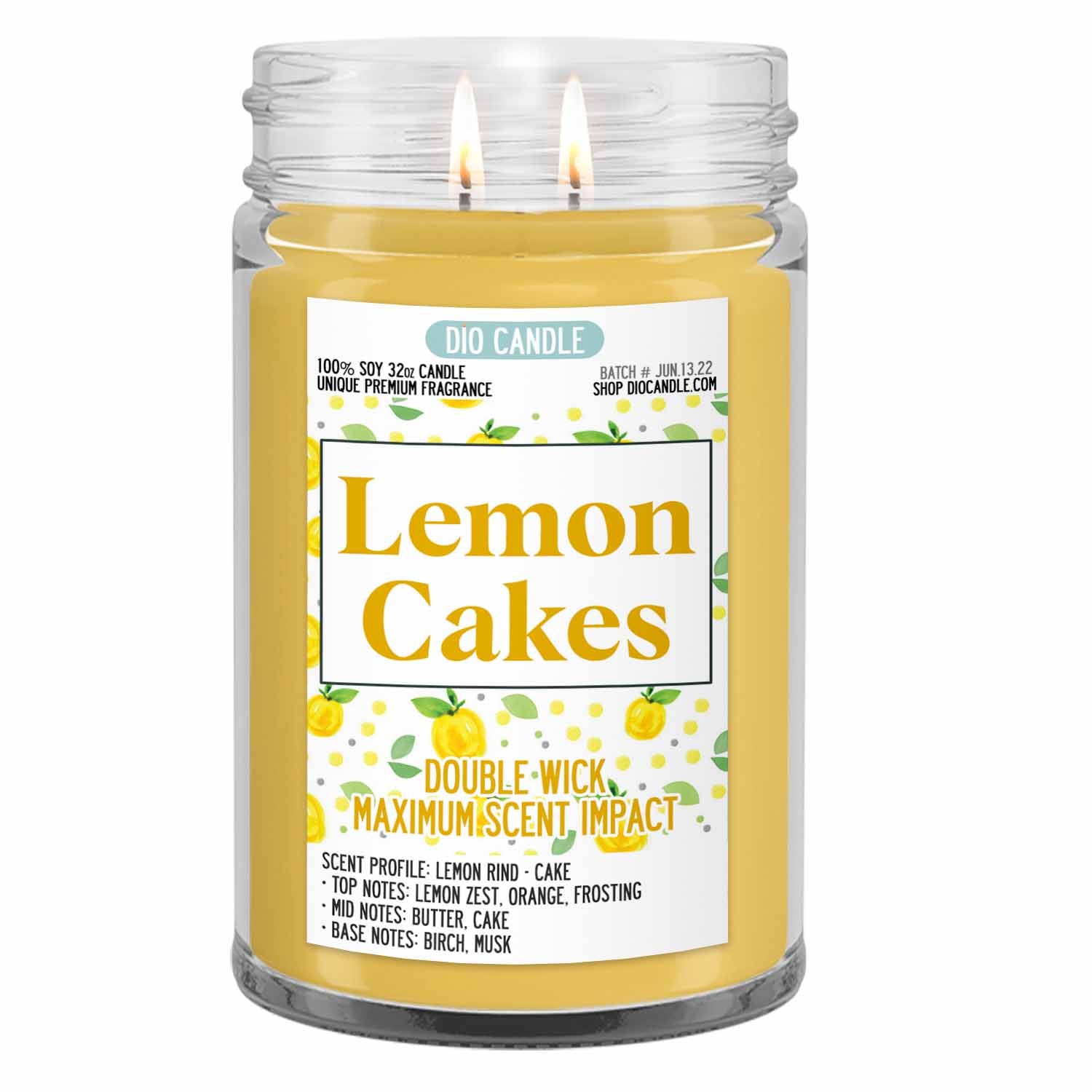 Lemon Cakes Candle