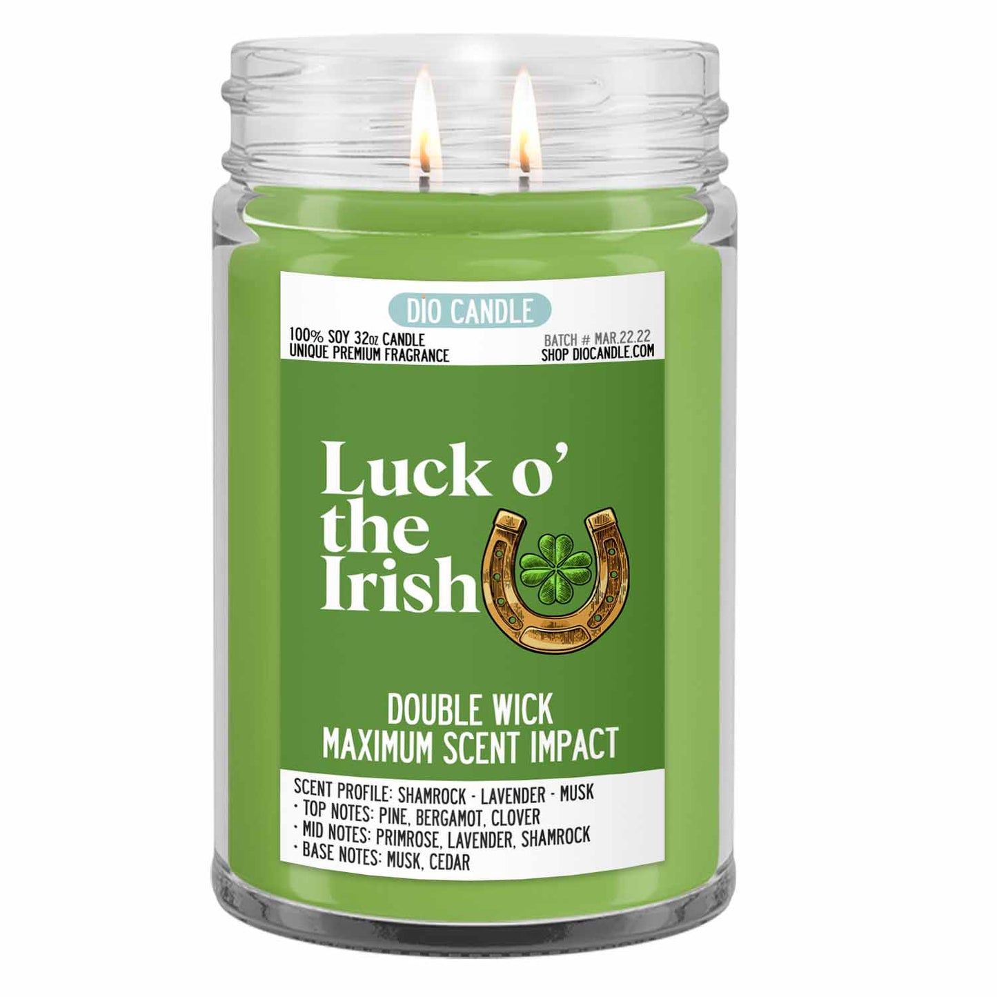 Luck o' the Irish Candle