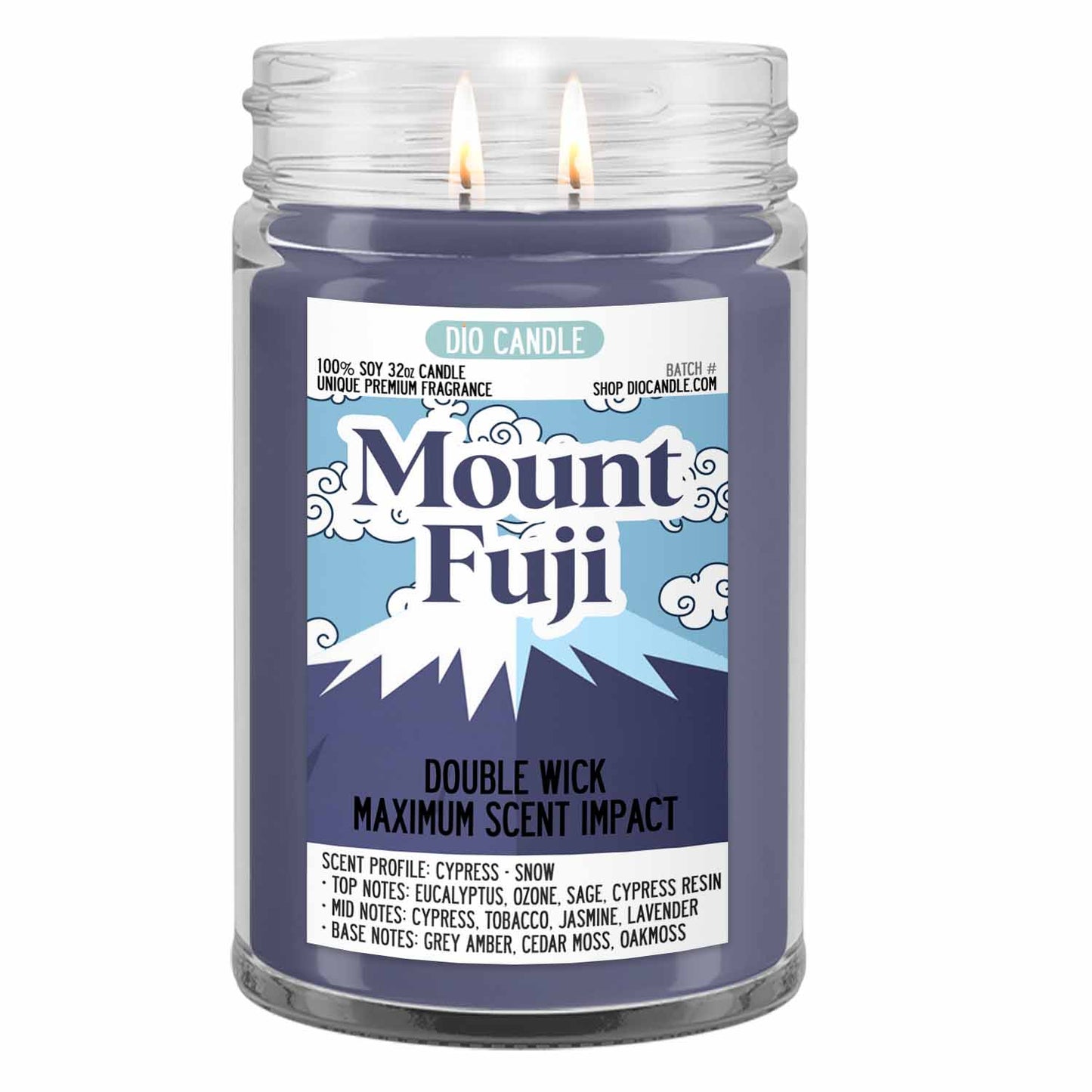 Mount Fuji Japan Candle