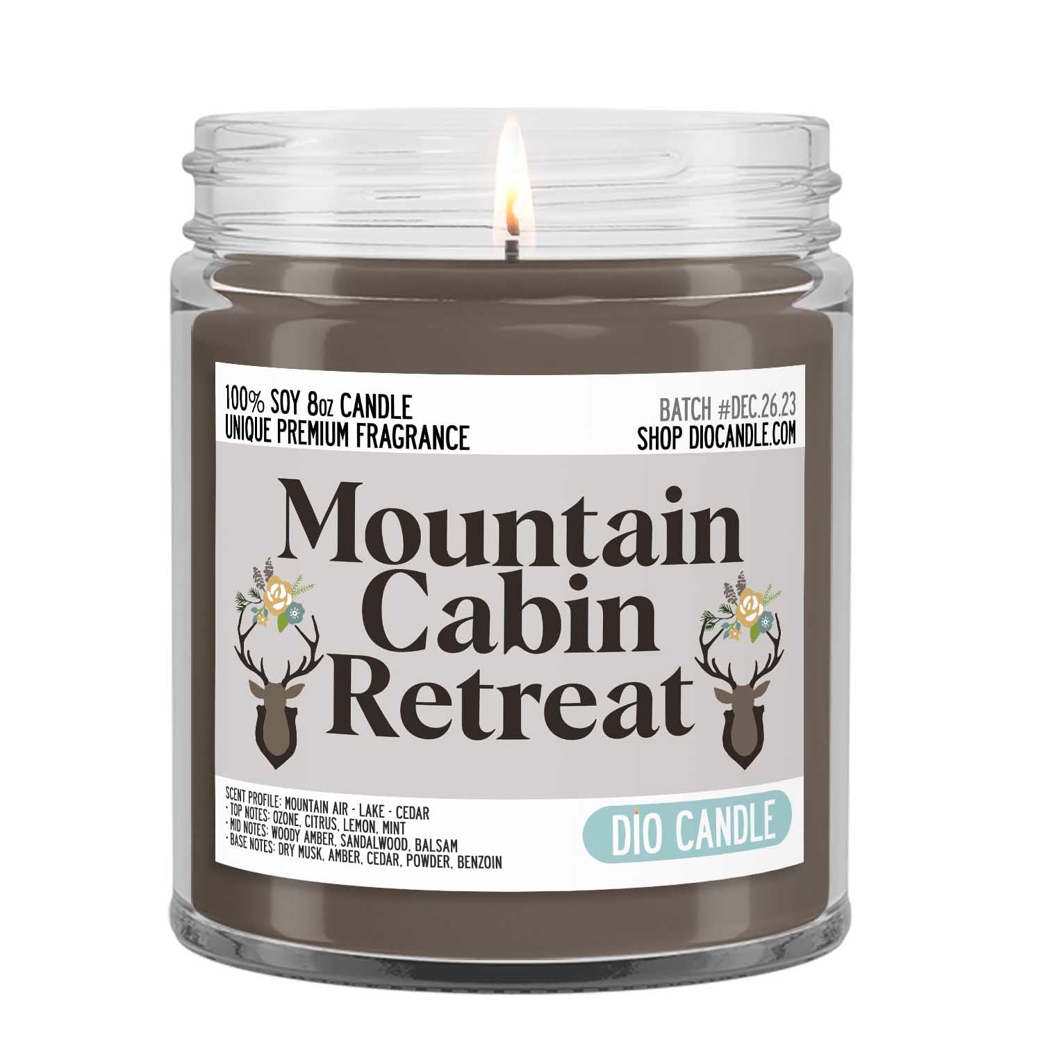 Mountain Cabin Retreat Candle