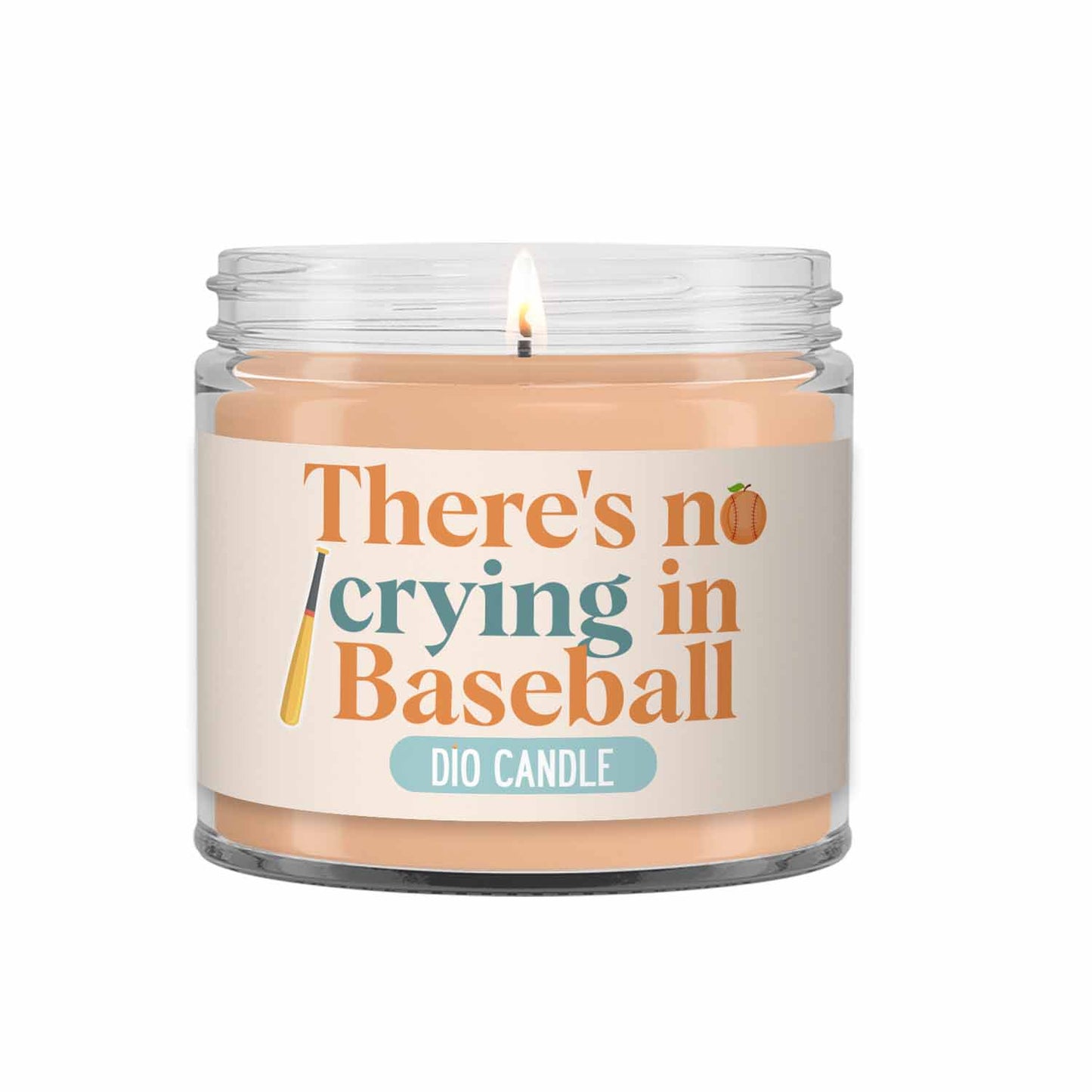 There's No Crying in Baseball Candle