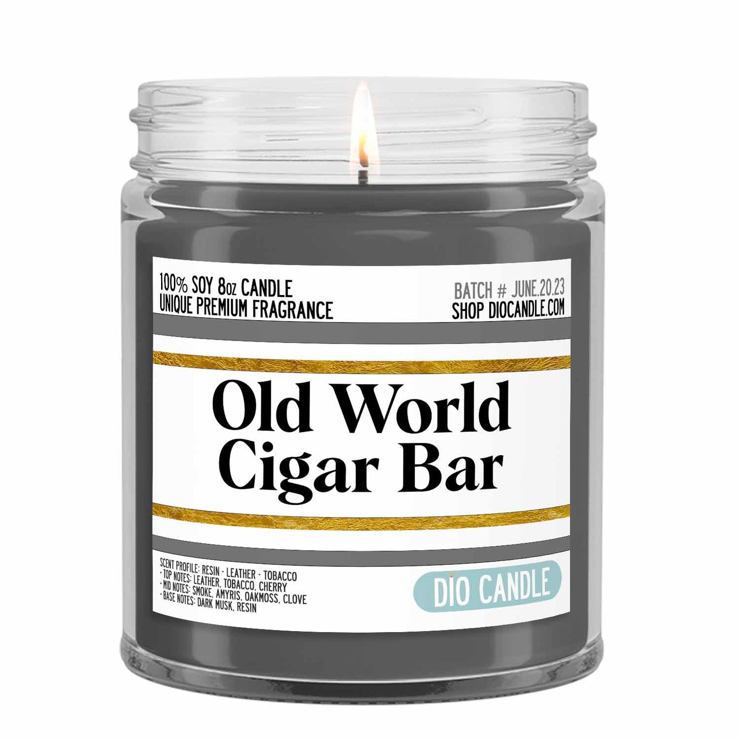 Old World Cigar Bar Candle