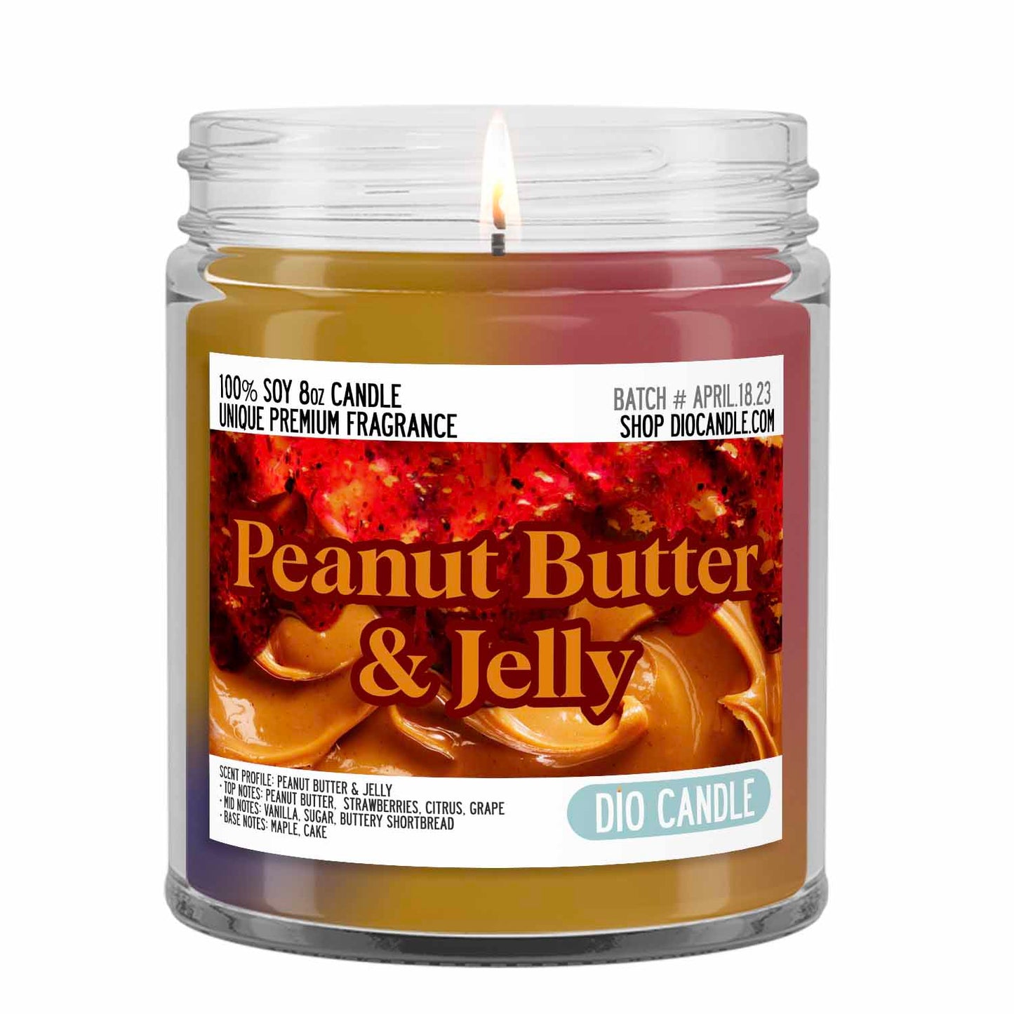 Peanut Butter and Jelly Candle