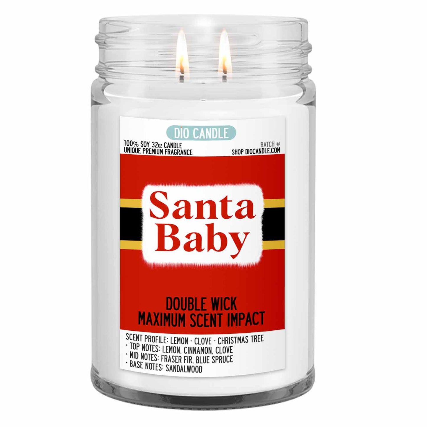 Santa Baby Candle