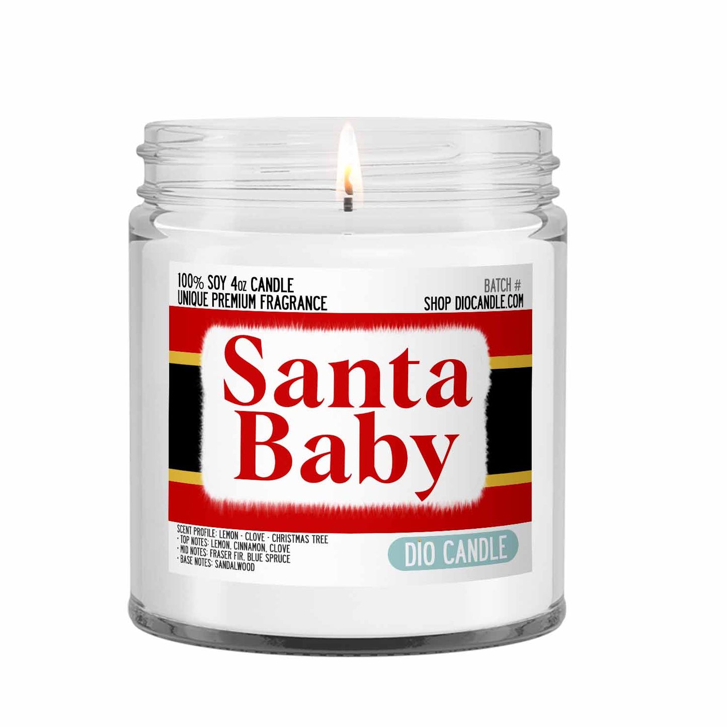 Santa Baby Candle