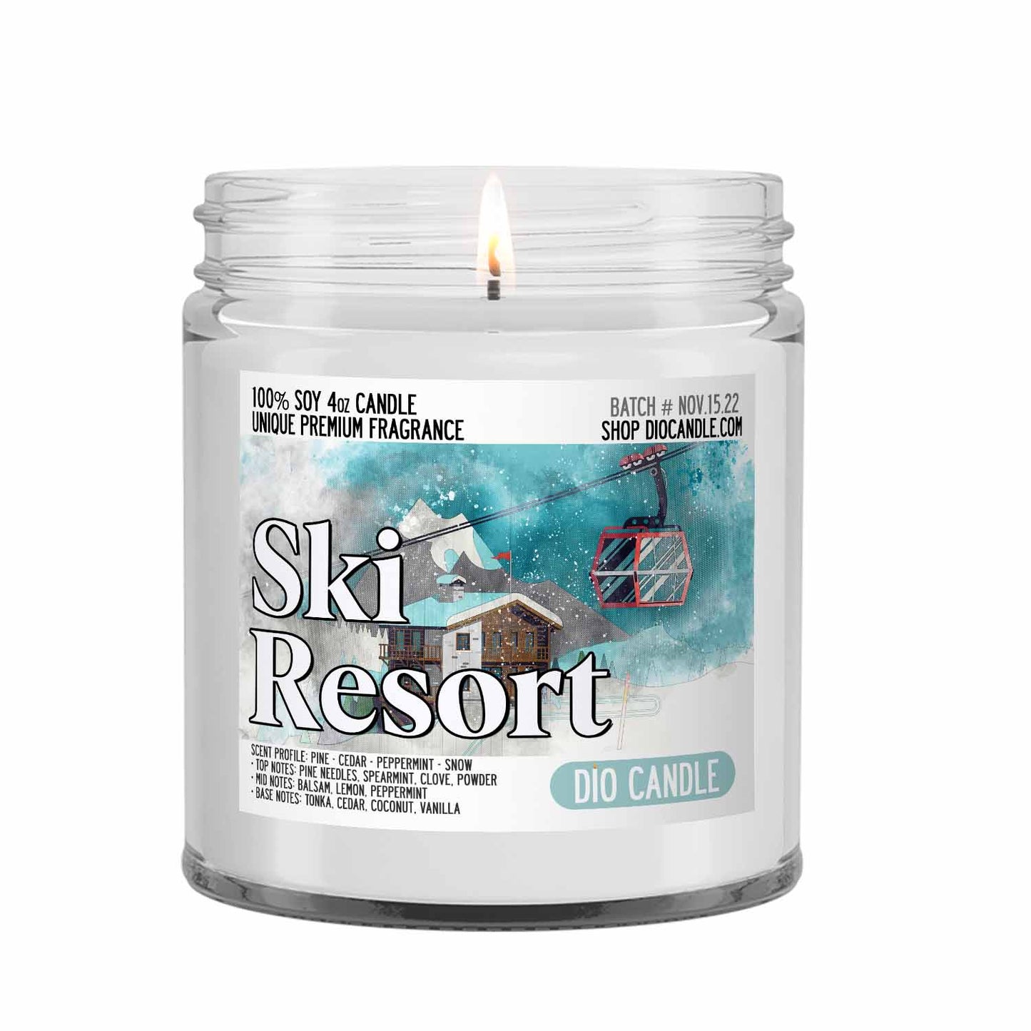 Ski Resort Candle