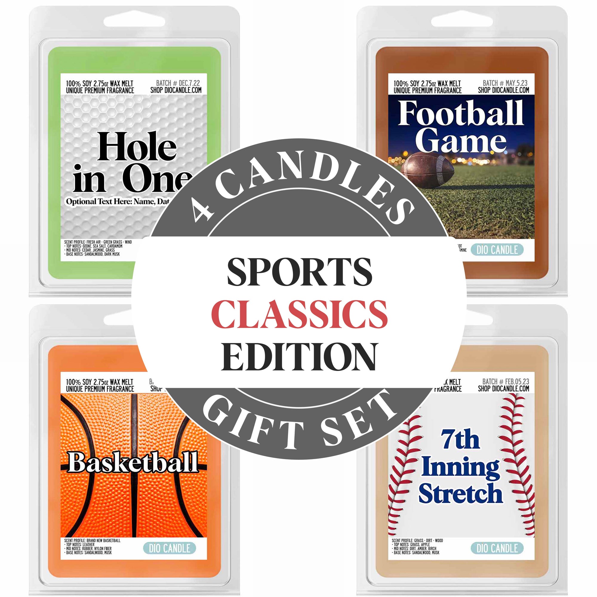 Sports Classics Candle Gift Set