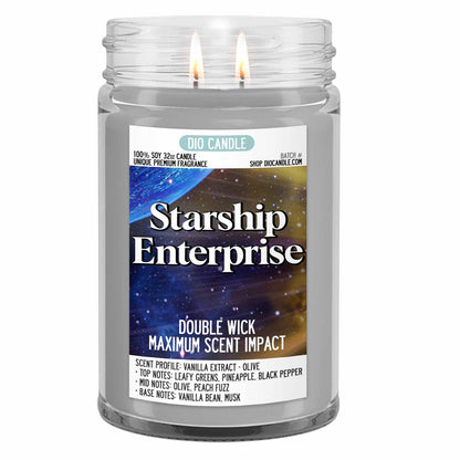 Starship Enterprise Candle