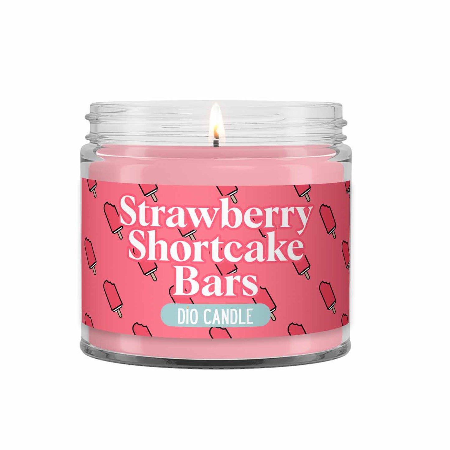 Strawberry Shortcake Ice Cream Candle
