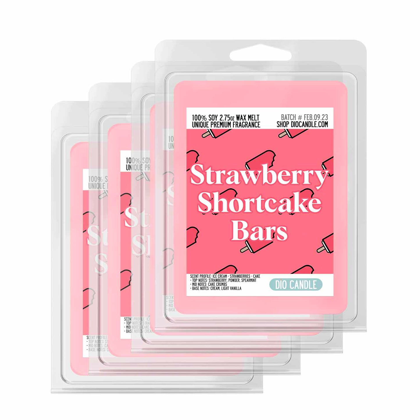 Strawberry Shortcake Ice Cream Candle