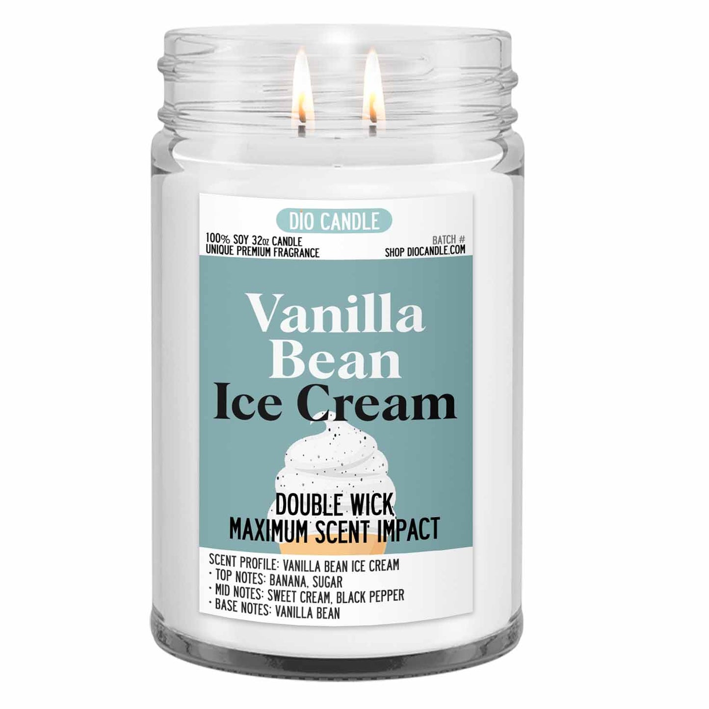 Vanilla Bean Ice Cream Candle