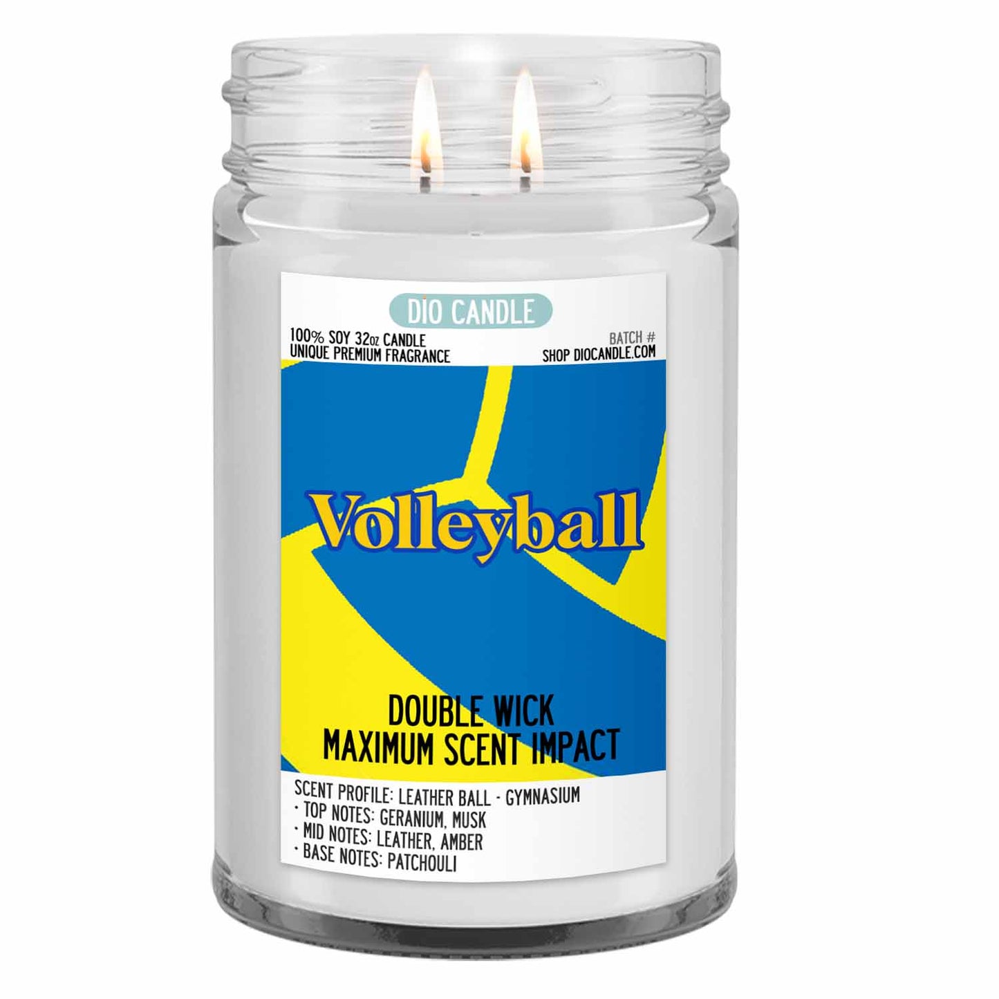 Volleyball Candle