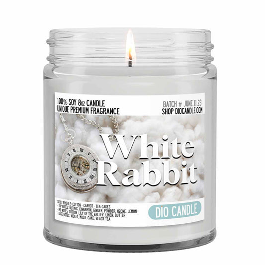 White Rabbit Candle