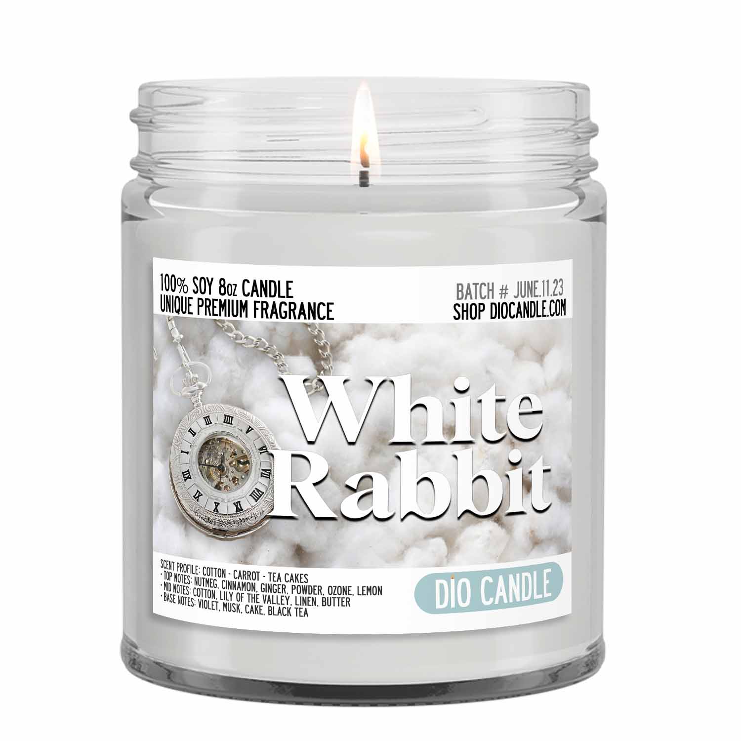 White Rabbit Candle