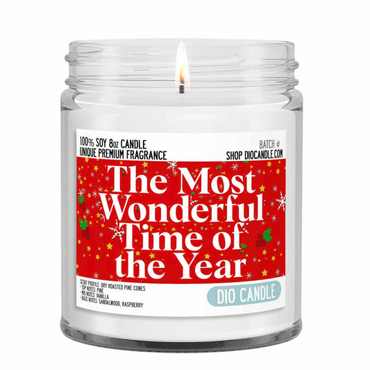 Wonderful Time of The Year Candle