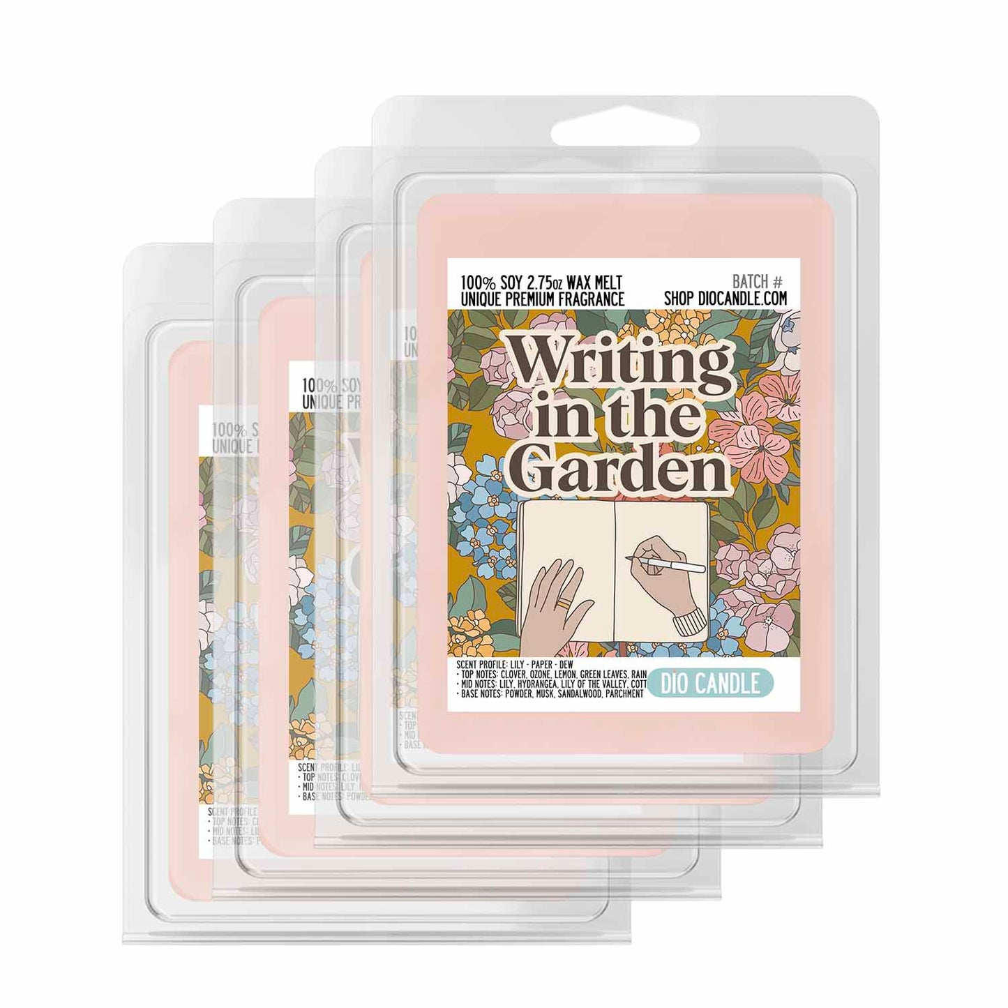 Writing in the Garden Candle