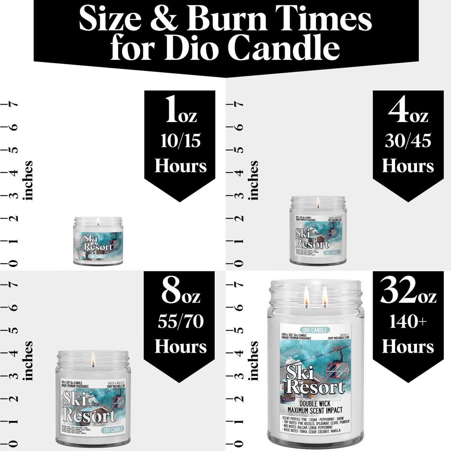 Ski Resort Candle