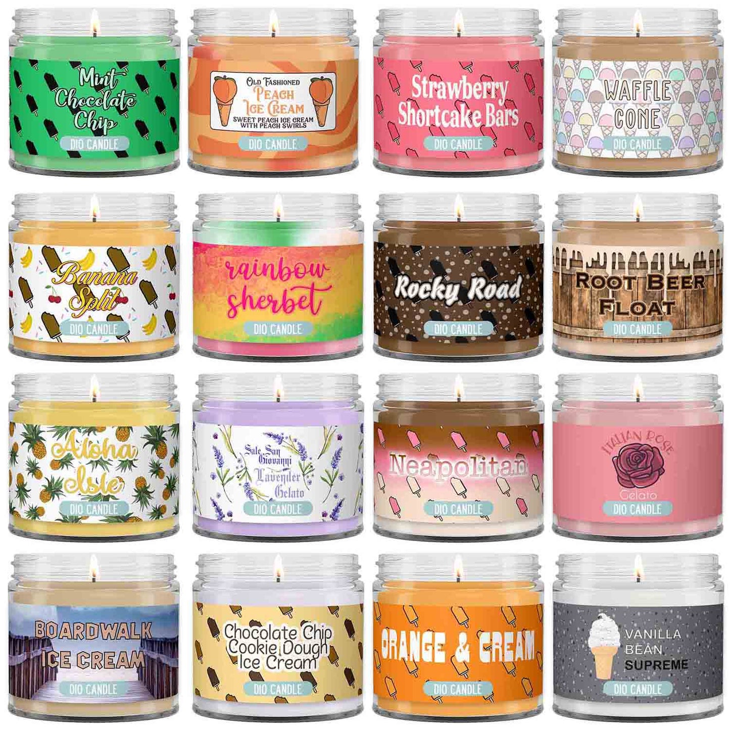 Ice Cream Candle Gift Set