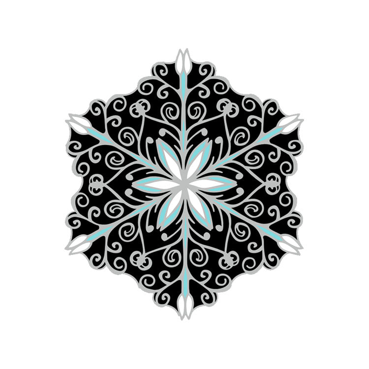 Snowflake Enamel Pin