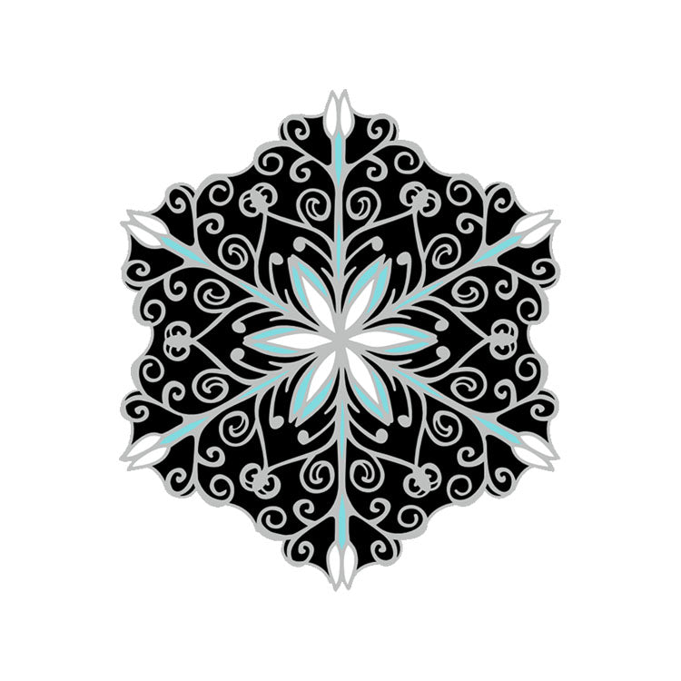 Snowflake Enamel Pin
